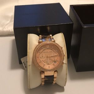 Michael Kors Tortoiseshell Watch (BRAND NEW)